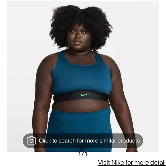 Nike Women's Blue Sports Bra - Picture 6 of 7